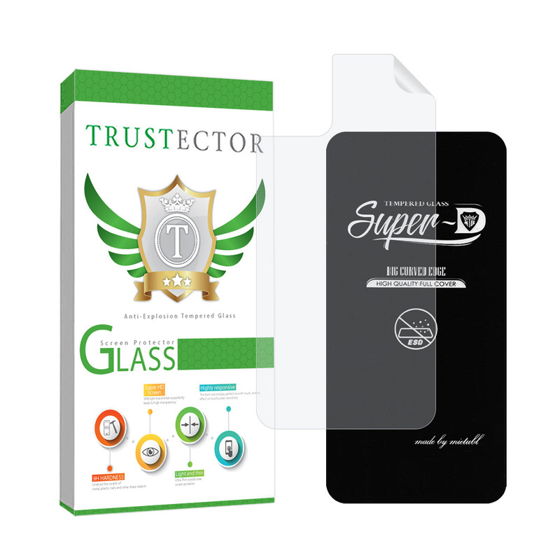 محافظ صفحه نمایش تراستکتور مدل SUPNABKTR مناسب برای گوشی موبایل اپل iPhone 11 Pro به همراه محافظ پشت گوشی هیدروژل | کالا برتری