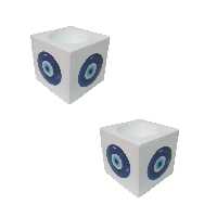 جاشمعی مدل چشم نظر کد R 1 بسته دو عددی