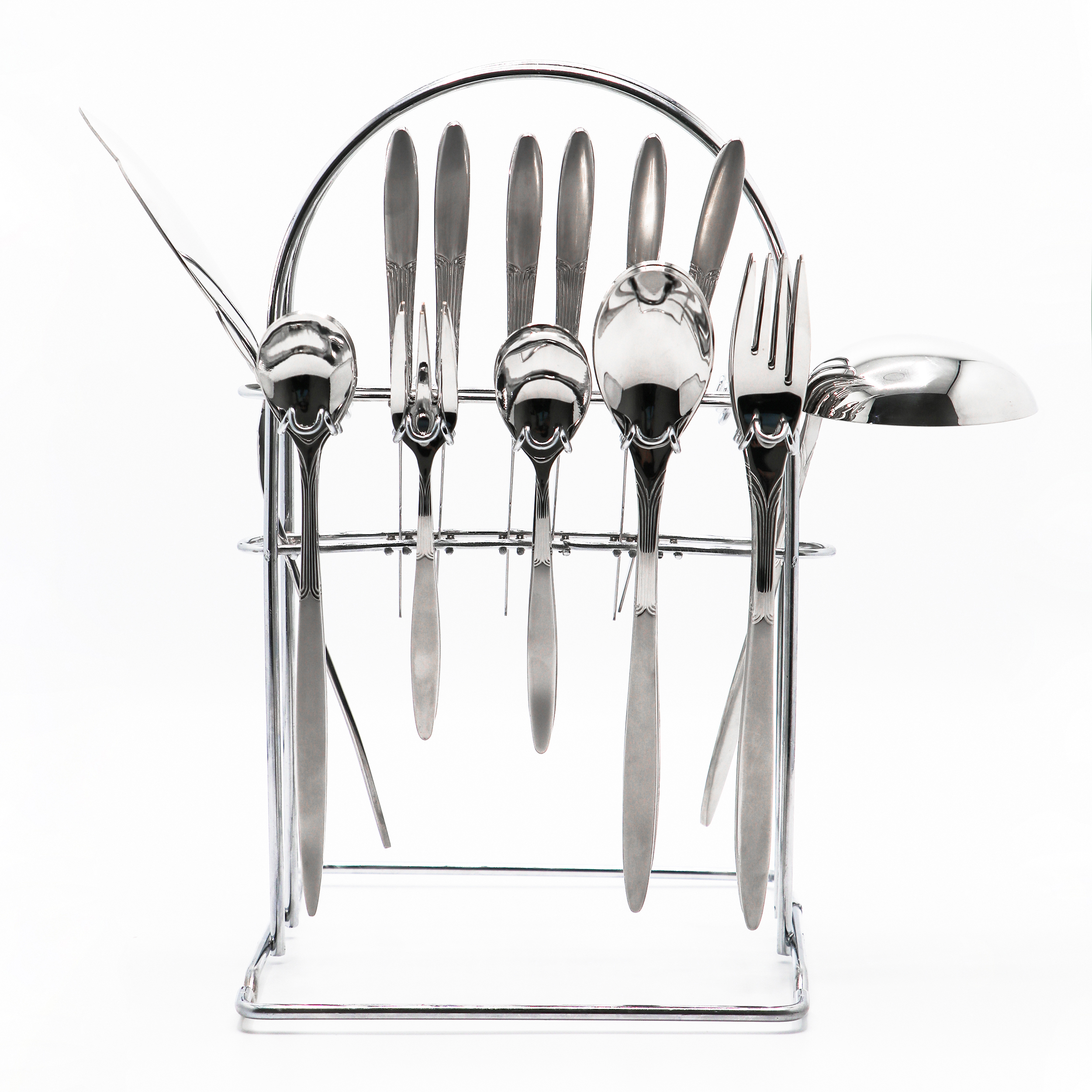  سرویس قاشق و چنگال 51 پارچه برگامو کد 606S