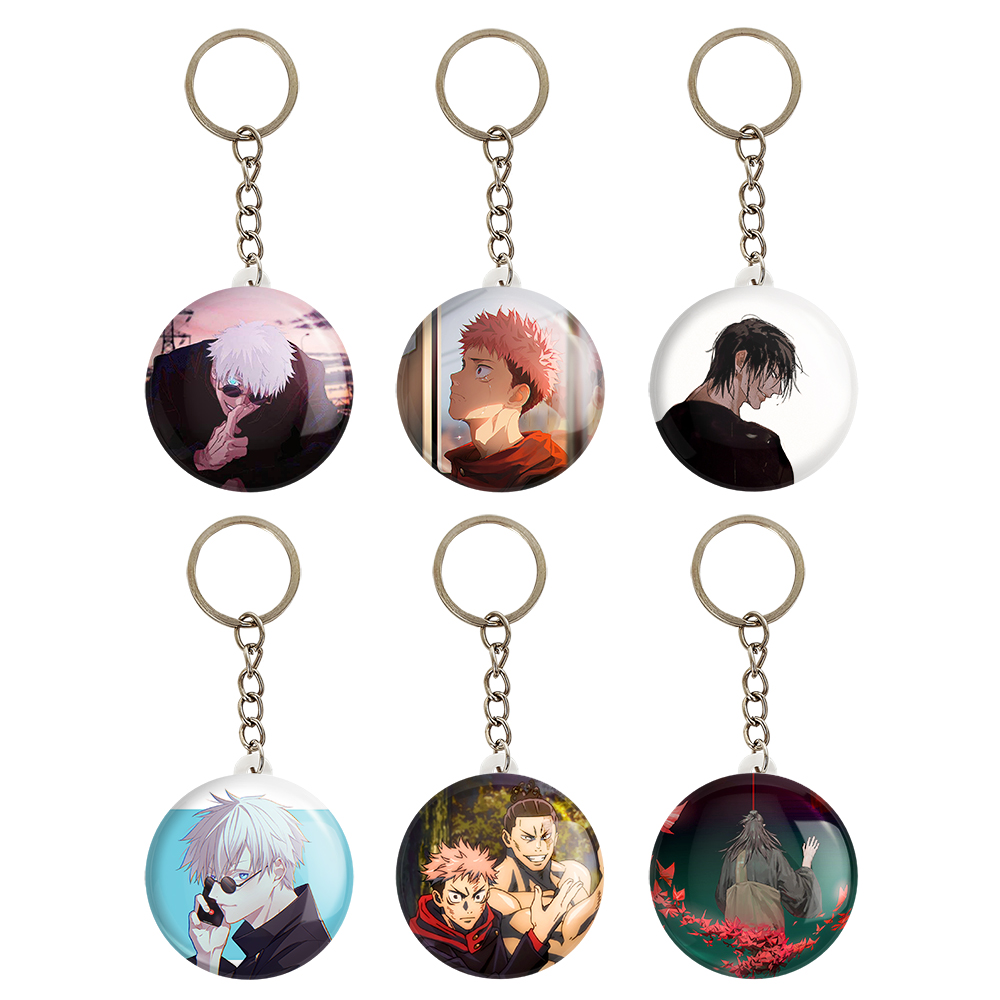 جاکلیدی خندالو مدل انیمه جوجوتسو کایزن کد 426A مجموعه 6 عددی