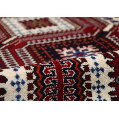 فرش دستبافت دو و نیم متری مدل قشقایی یلمه کد 990727