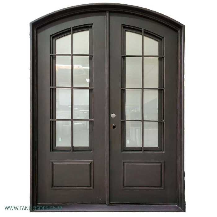 درب مدرن فرفروژه فلزی لابی کد 2152