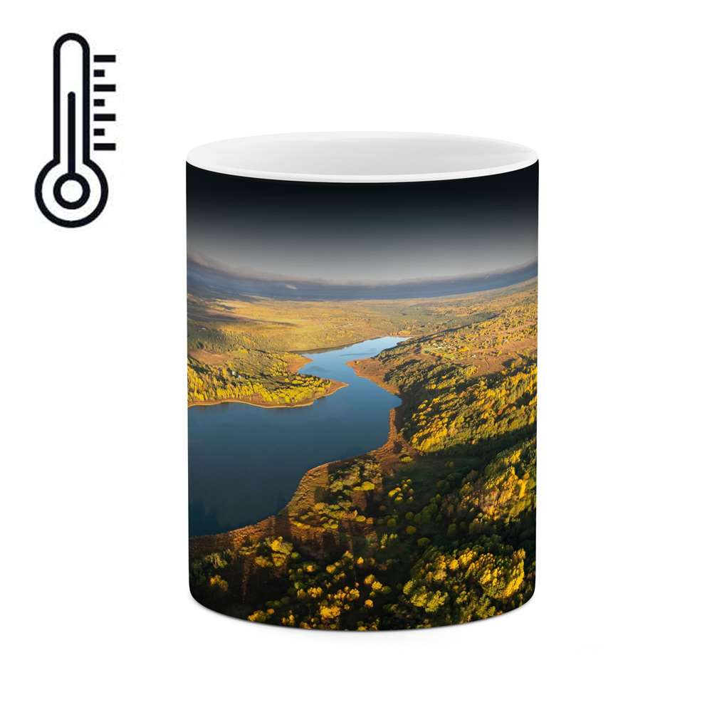 ماگ حرارتی کاکتی طرح منظره مدل mgh15448