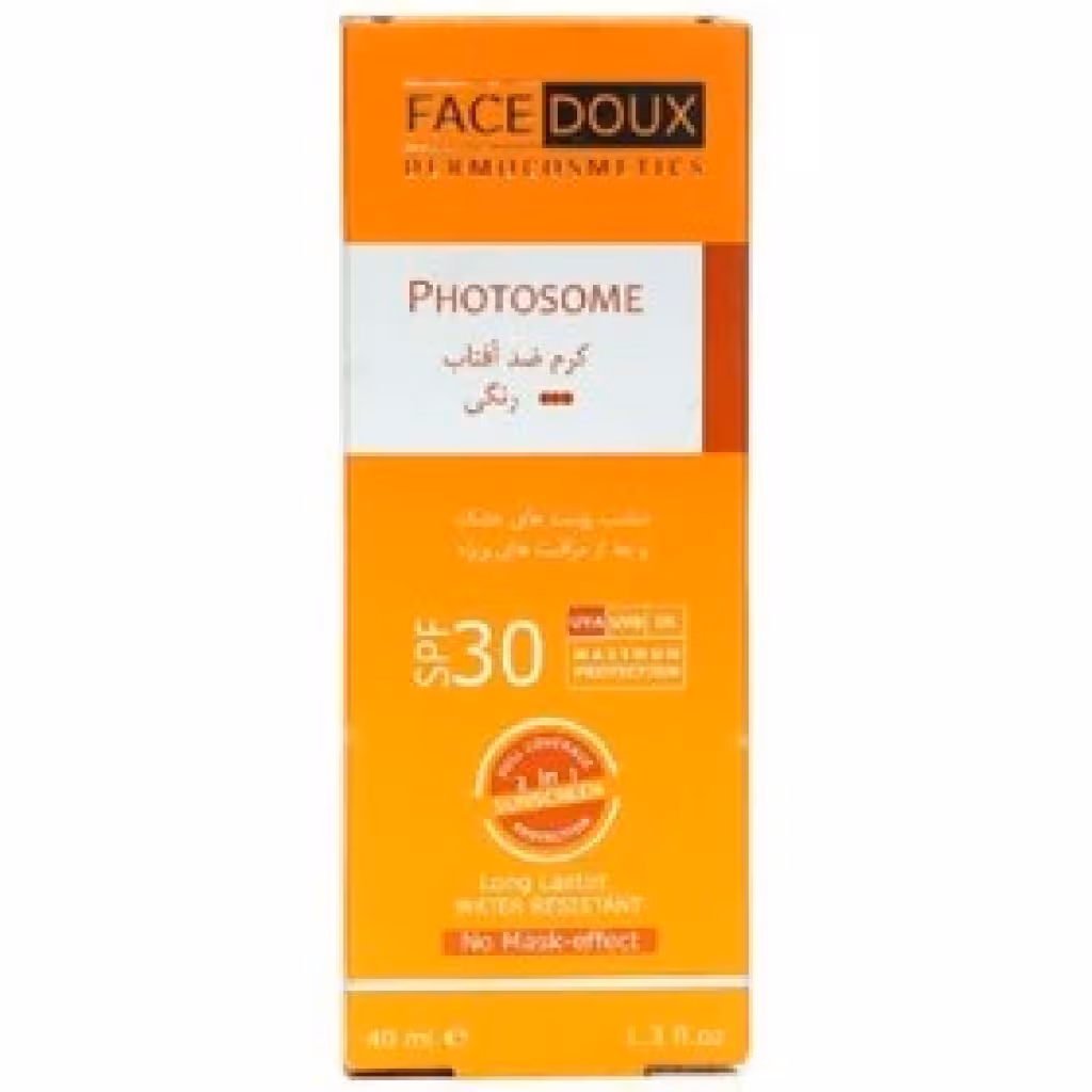 کرم ضد آفتاب Spf 30 رنگی Photosome فیس دوکس 40 میل کد |||
