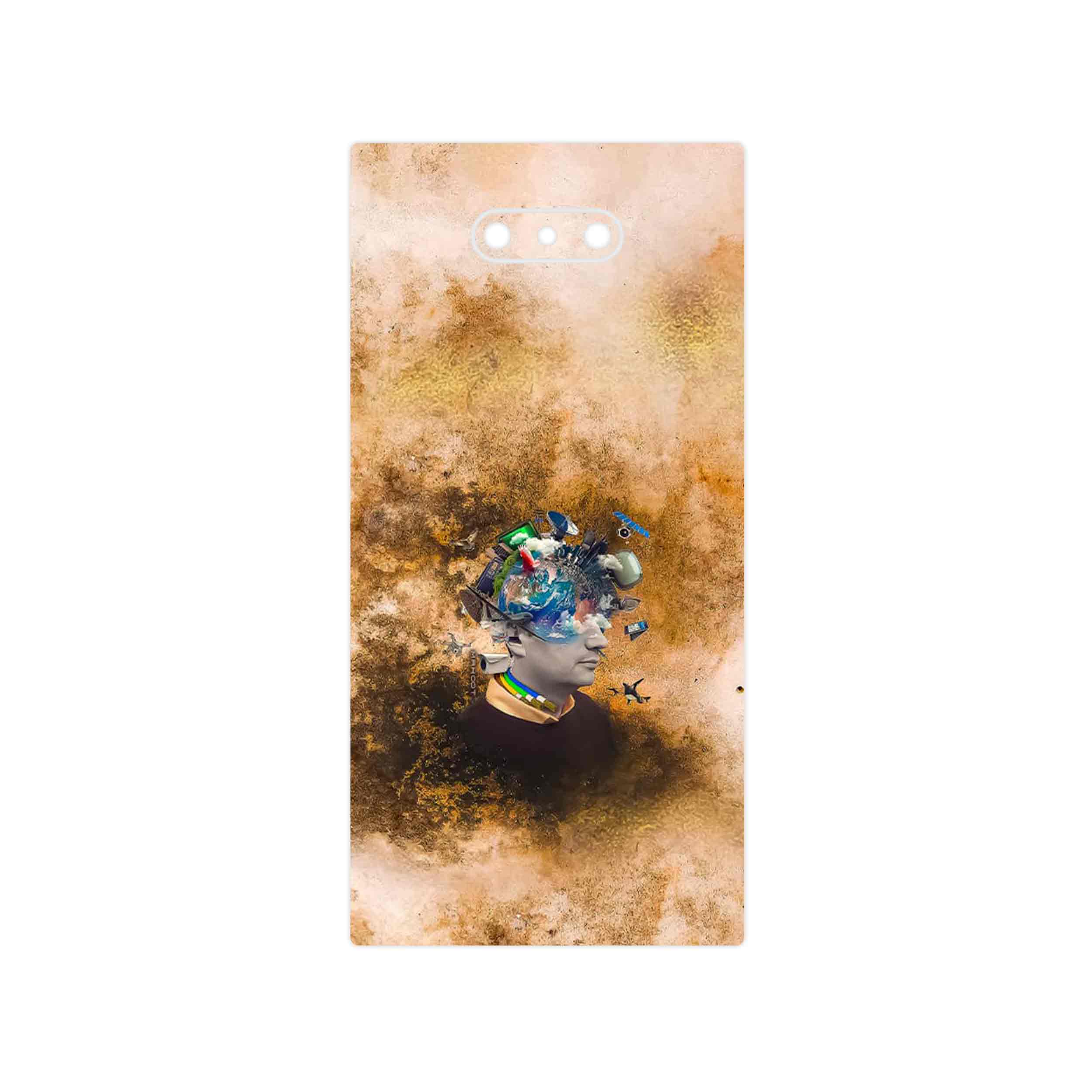 برچسب پوششی ماهوت مدل Collage of surreal Portrait of Men مناسب برای گوشی موبایل ریزر Phone 2