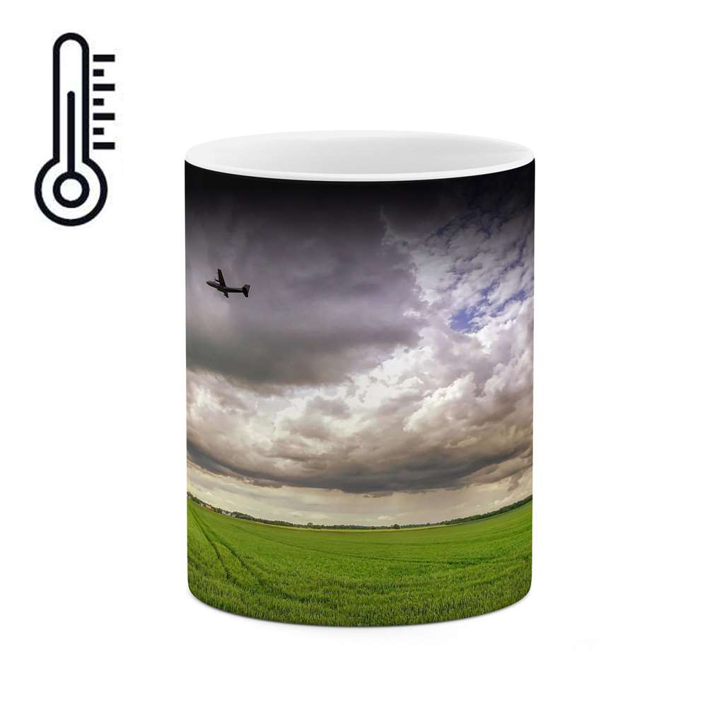 ماگ حرارتی کاکتی طرح منظره مدل mgh13194