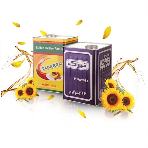 روغن مايع سويا 16kg تبرک