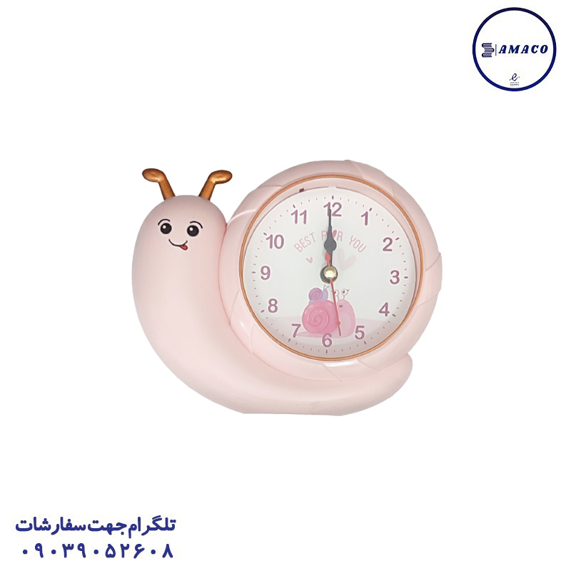 ساعت رومیزی حلزون