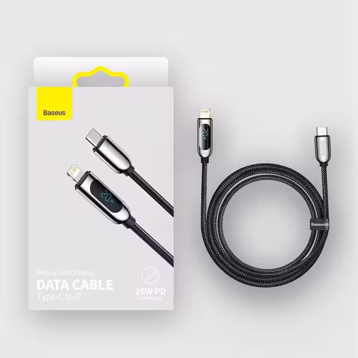 کابل تبدیل لایتنینگ به USB C باسئوس مدل CATLSK-01 طول 1 متر