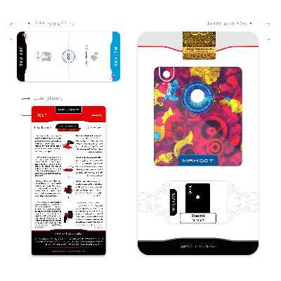 برچسب پوششی ماهوت مدل Vector Flower Garden Digital Art مناسب برای گوشی موبایل شیائومی Mi Mix 3