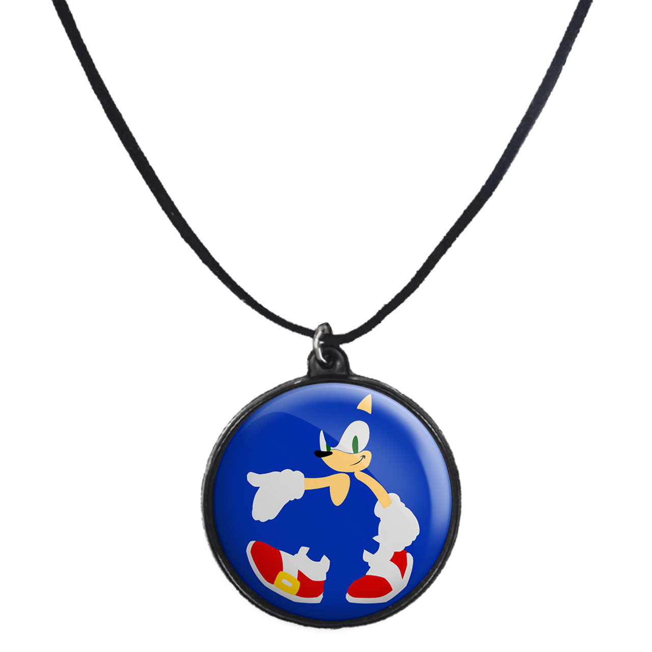 گردنبند پرمانه طرح سونیک کد pmb.15076 مدل دو طرفه