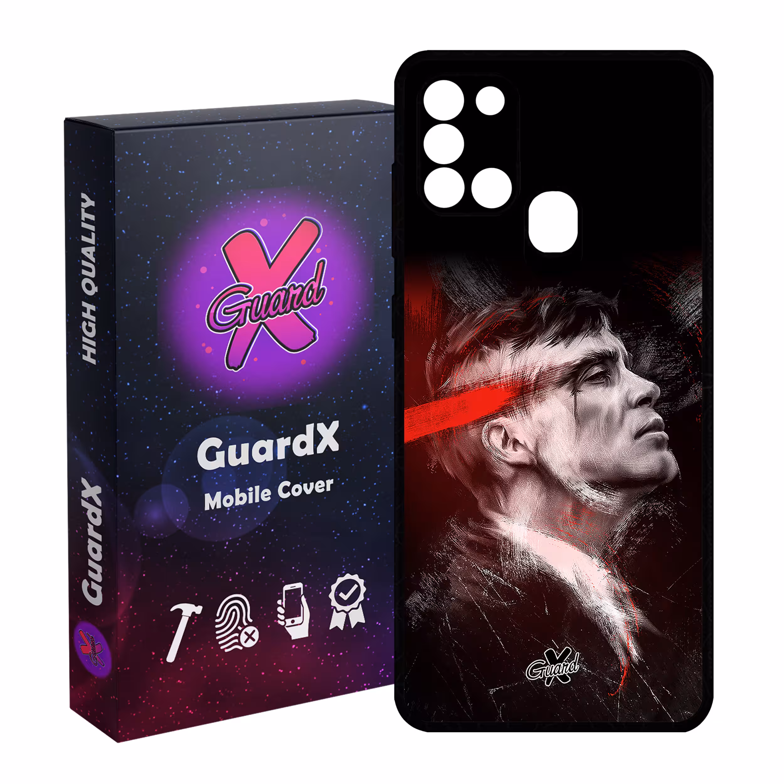 کاور گارد ایکس طرح Peaky Blinders مدل Glass10398 مناسب برای گوشی موبایل سامسونگ Galaxy A21s