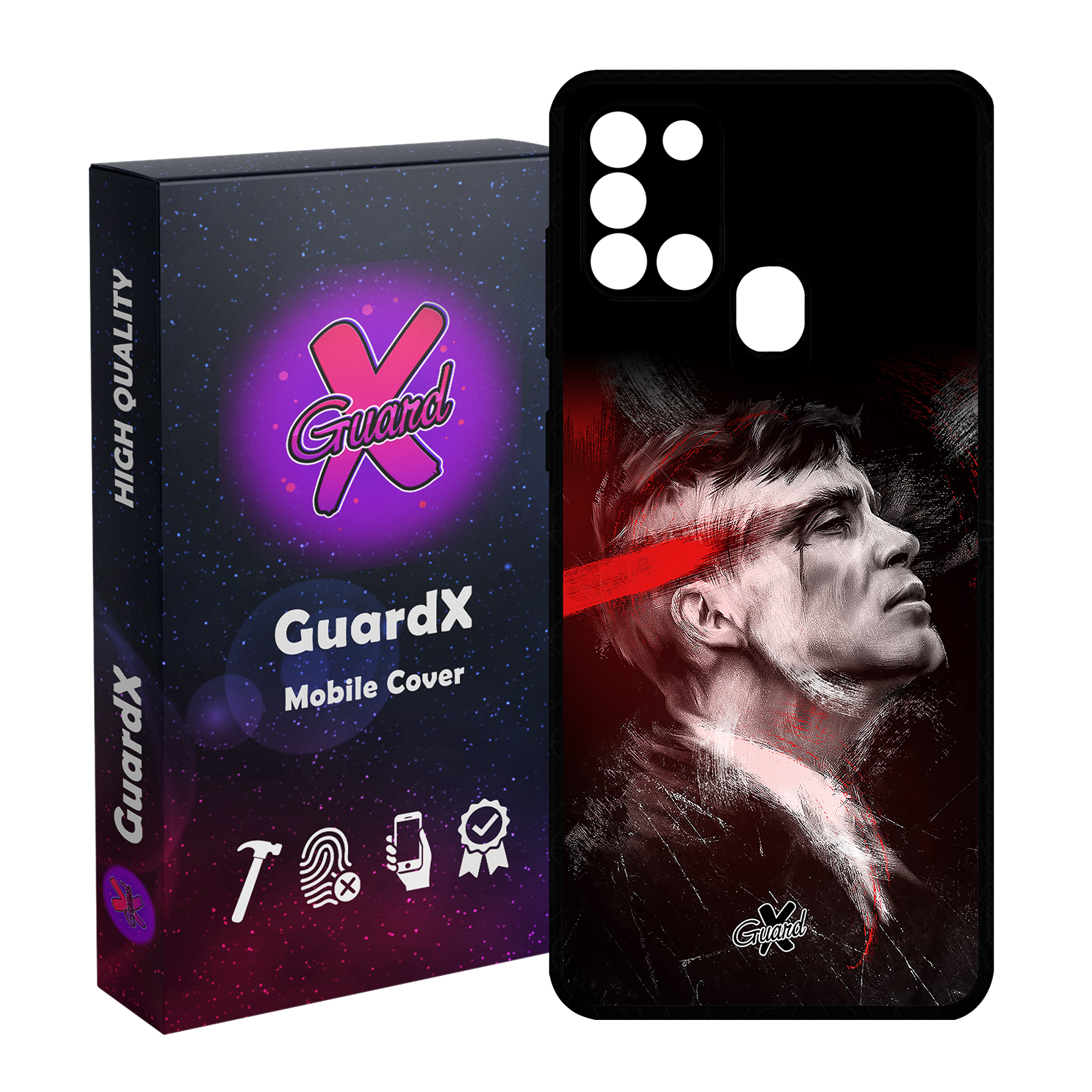 کاور گارد ایکس طرح Peaky Blinders مدل Glass10398 مناسب برای گوشی موبایل سامسونگ Galaxy A21s