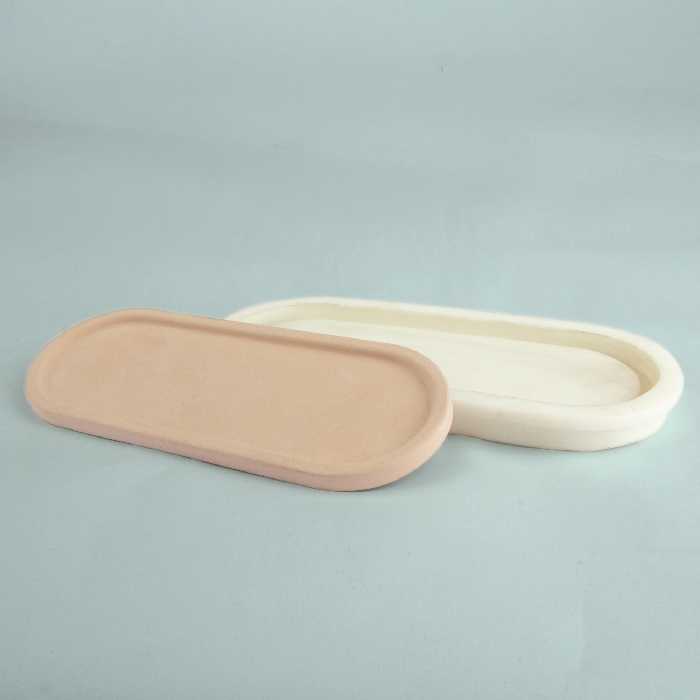 سیلیکون قالب گیری دکوسیتی مدل سینی بیضی کد 1514