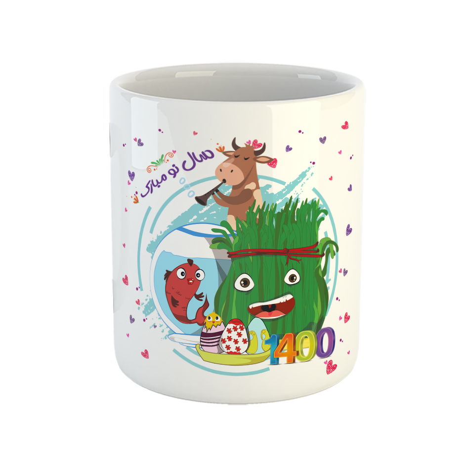 ماگ طرح نوروز 1400 کد 042