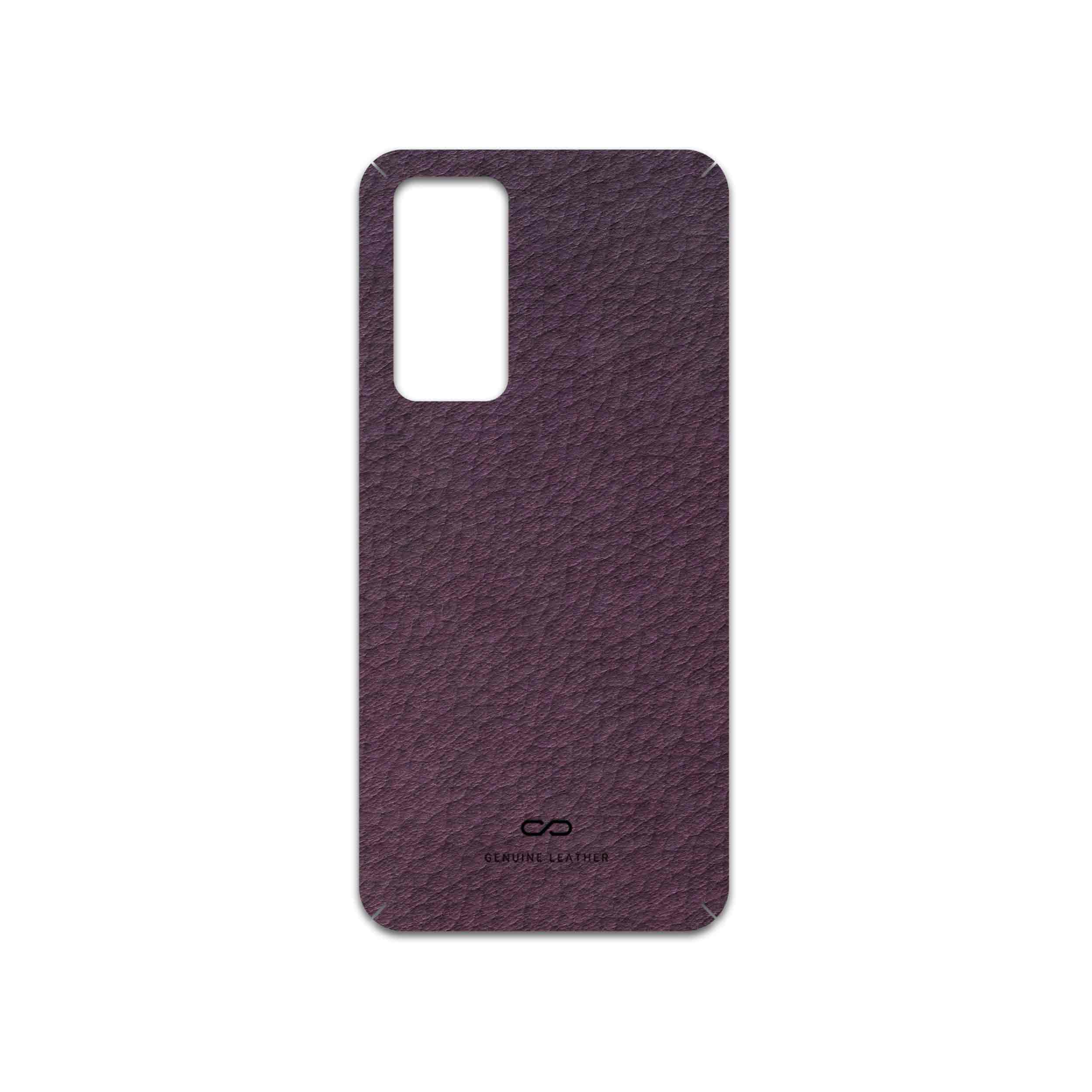 برچسب پوششی ماهوت مدل Purple-Leather مناسب برای گوشی موبایل شیائومی 12X