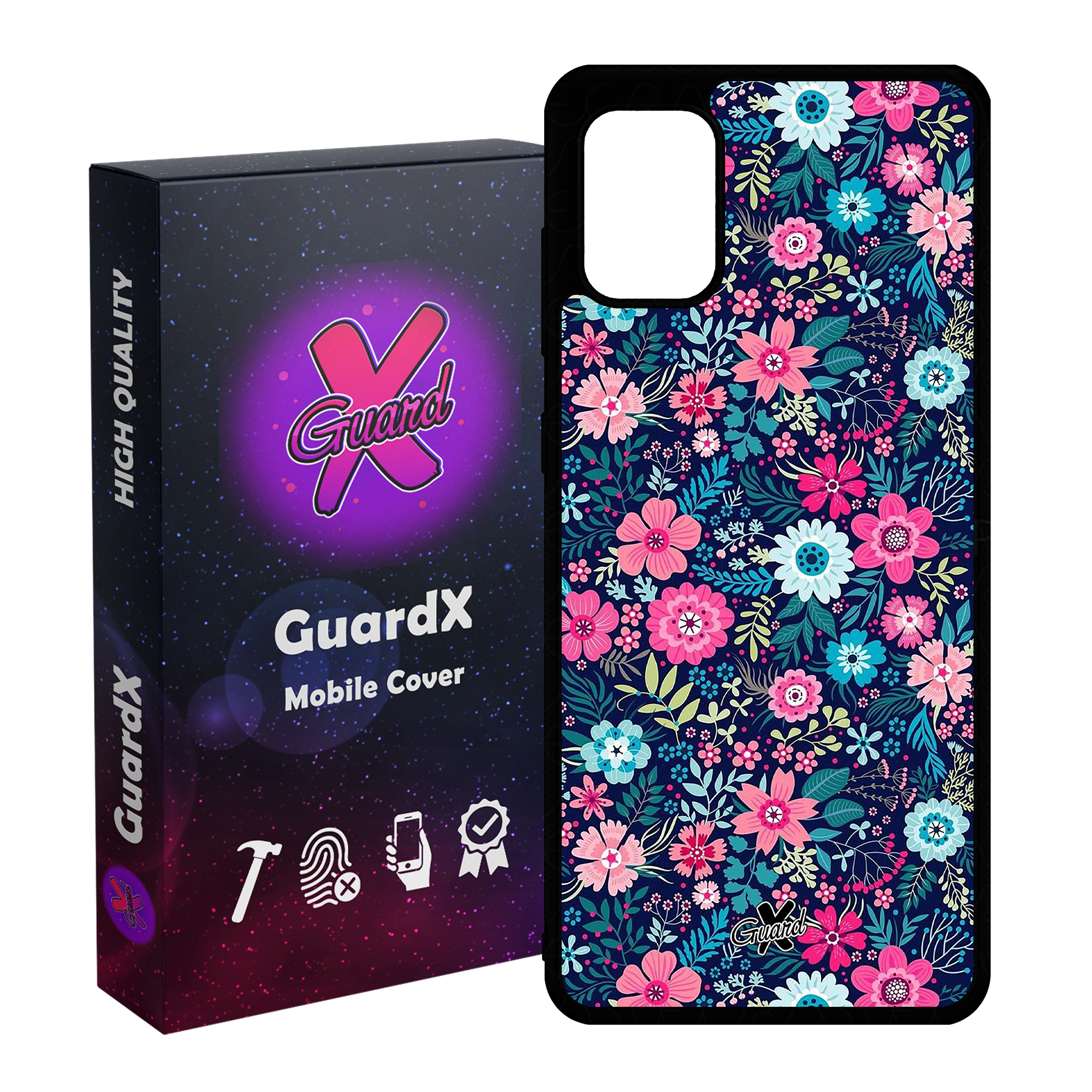 کاور گارد ایکس طرح Flower مدل Glass10210 مناسب برای گوشی موبایل سامسونگ Galaxy A31