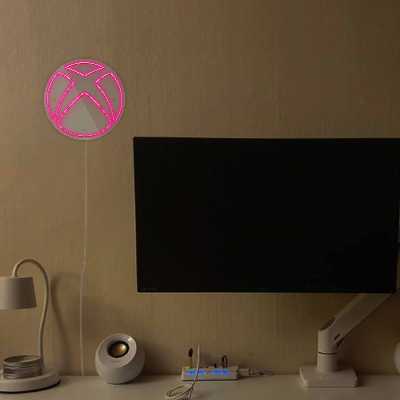 چراغ دیواری نئون دیزاین طرح Xbox-GL_PN