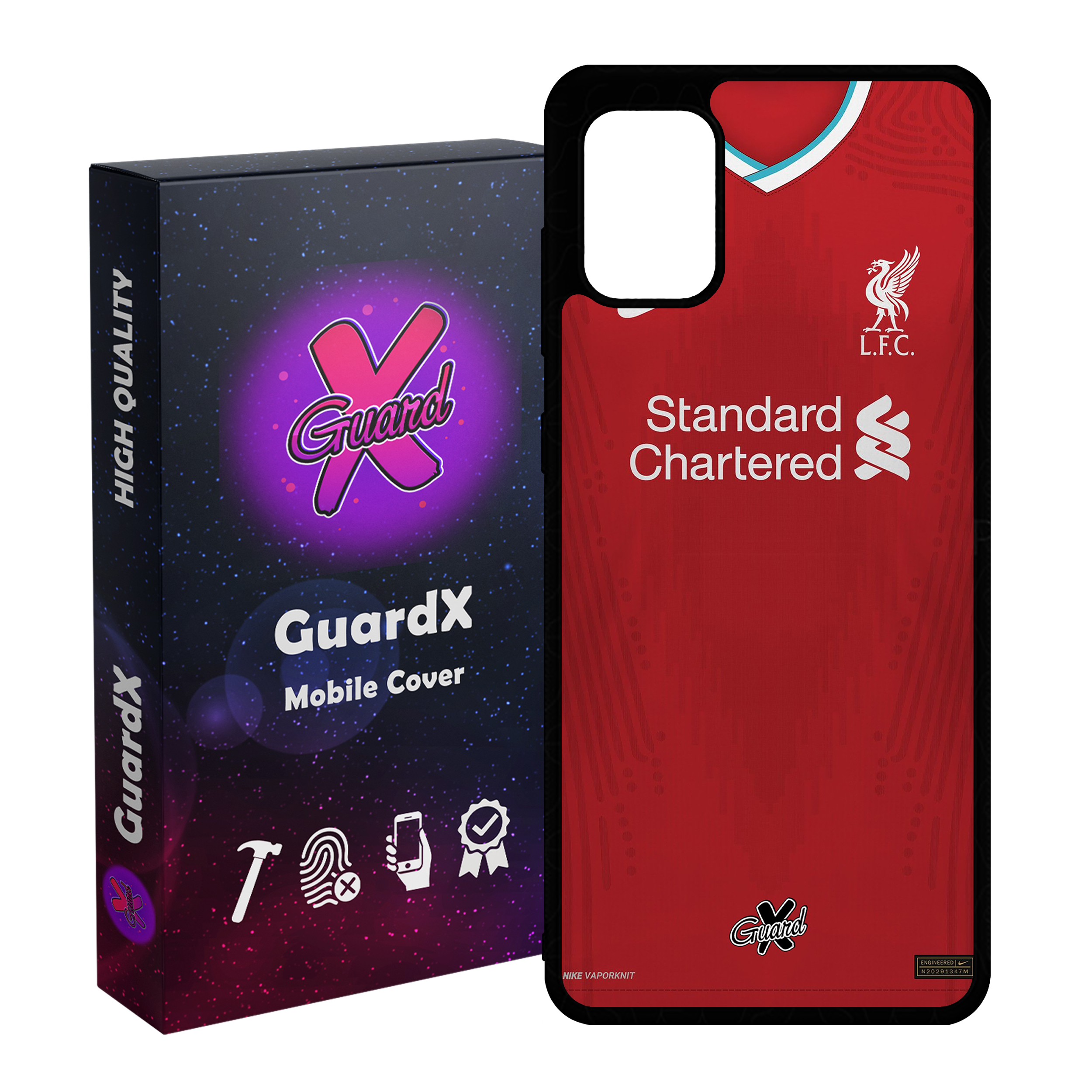 کاور گارد ایکس طرح Liverpool مدل Glass10252 مناسب برای گوشی موبایل سامسونگ Galaxy A51