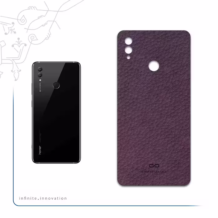 برچسب پوششی ماهوت مدل Purple-Leather مناسب برای گوشی موبایل آنر Note 10