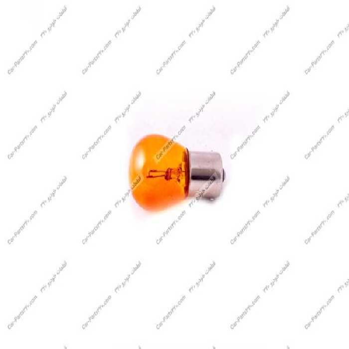 لامپ دو 2 کنتاکت شیشه زرد چراغ خطر  جک S5