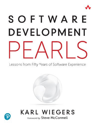 خرید و دانلود نسخه کامل کتاب Software Development Pearls: Lessons from Fifty Years of Software Experience