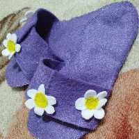 دمپایی روفرشی نمدی 