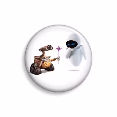 پیکسل ابیگل طرح انیمیشن والی و ایو وال ای مدل Wall E کد 014