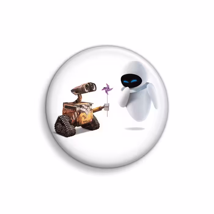پیکسل ابیگل طرح انیمیشن والی و ایو وال ای مدل Wall E کد 014