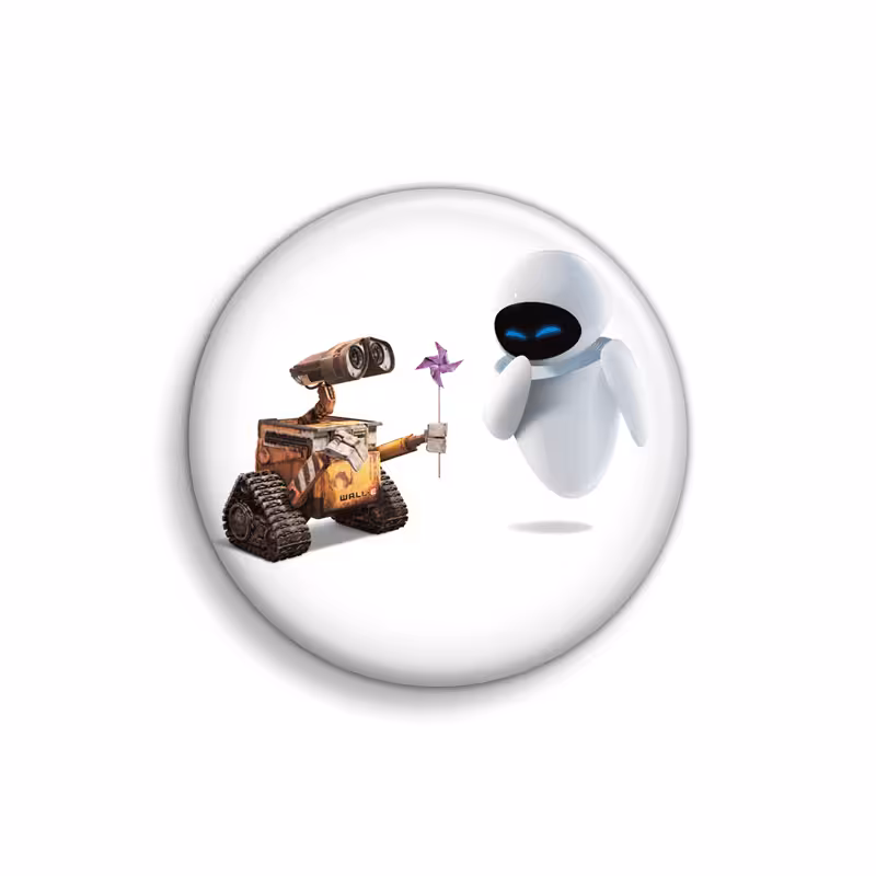پیکسل ابیگل طرح انیمیشن والی و ایو وال ای مدل Wall E کد 014