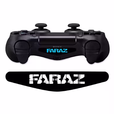 برچسب لایت بار دسته پلی استیشن 4 ونسونی طرح Faraz