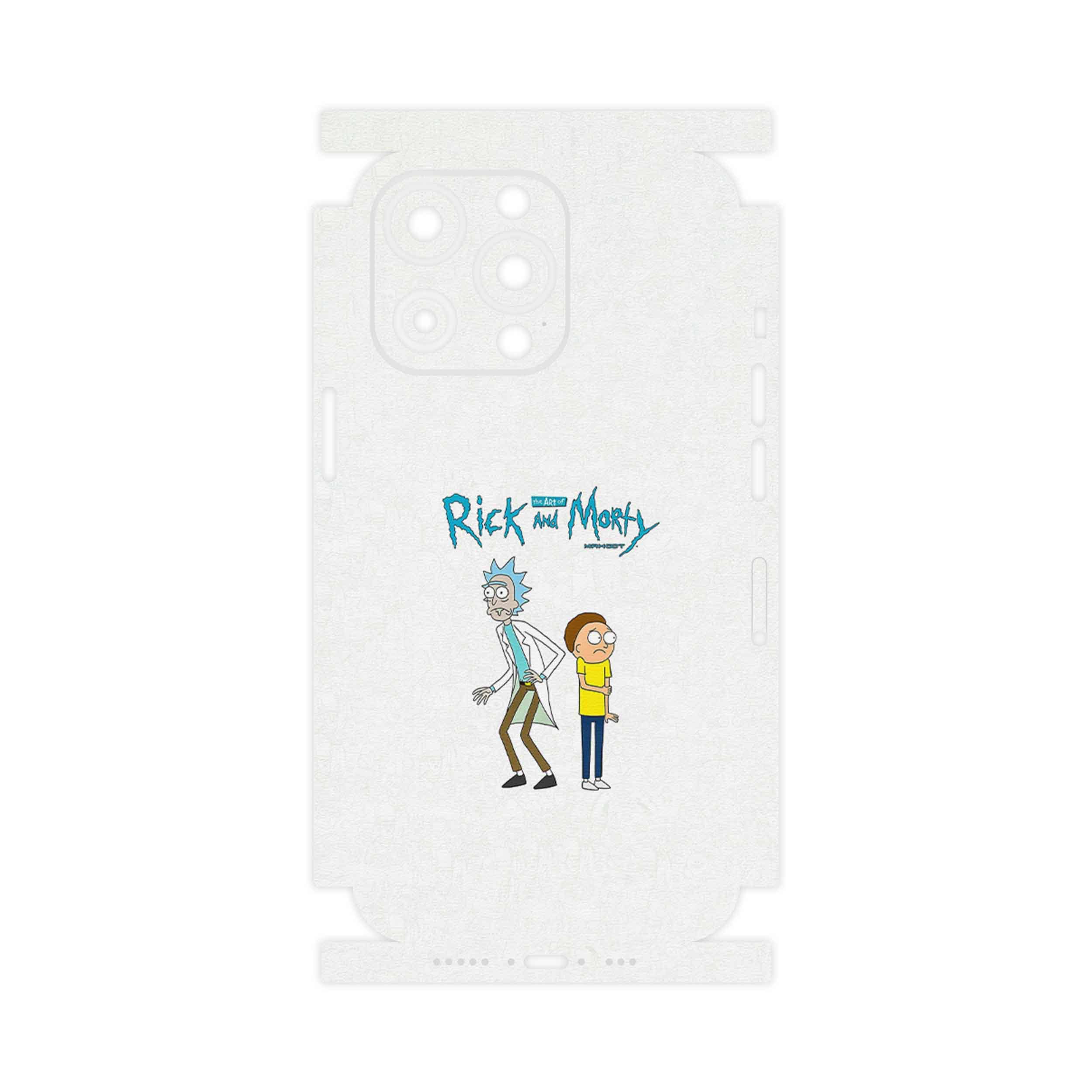 برچسب پوششی ماهوت مدل Rick and Morty-FullSkin مناسب برای گوشی موبایل اپل iphone 13 Pro