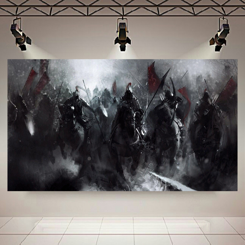 تابلو بوم طرح ارتش تاریکی کد AR6550