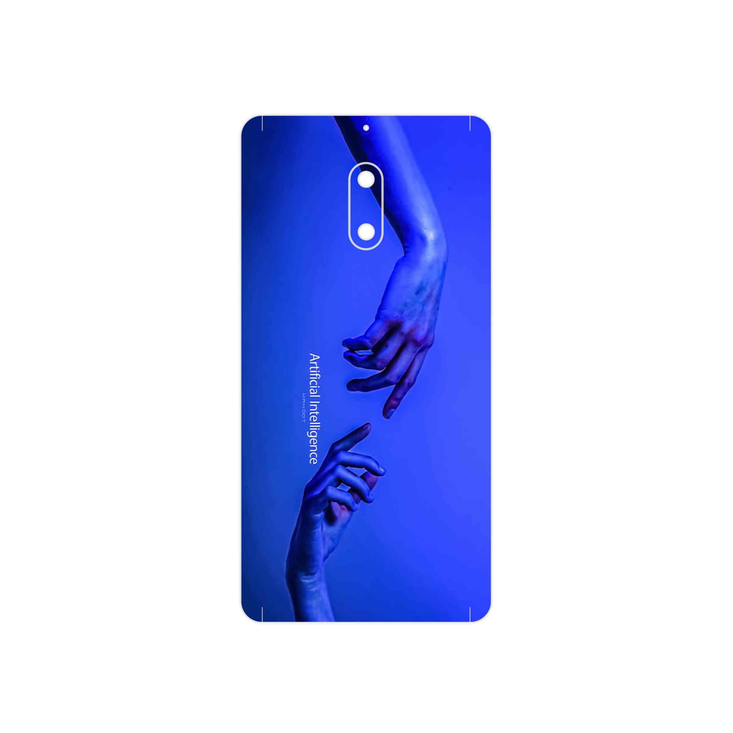 برچسب پوششی ماهوت مدل Artificial intelligence 1 مناسب برای گوشی موبایل نوکیا 6