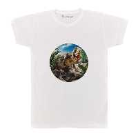 تی شرت بچگانه پرمانه طرح دایناسور کد pmt.4219