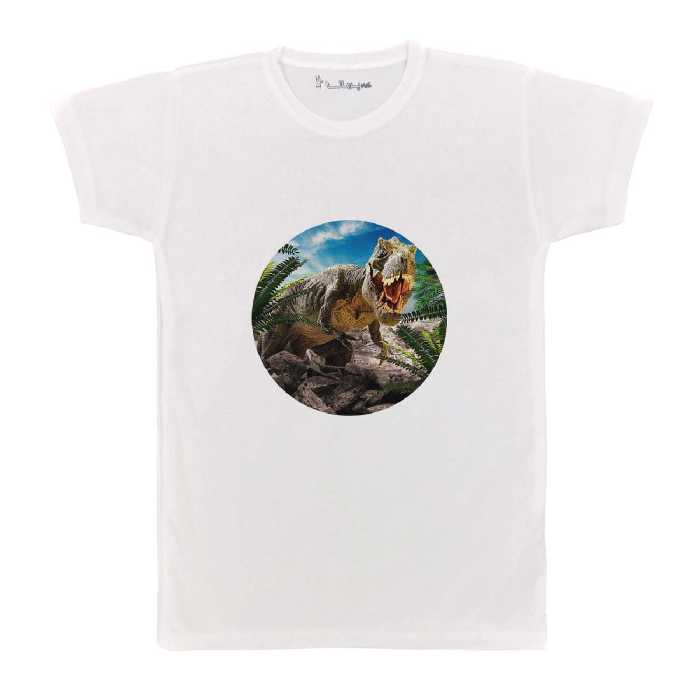 تی شرت بچگانه پرمانه طرح دایناسور کد pmt.4219