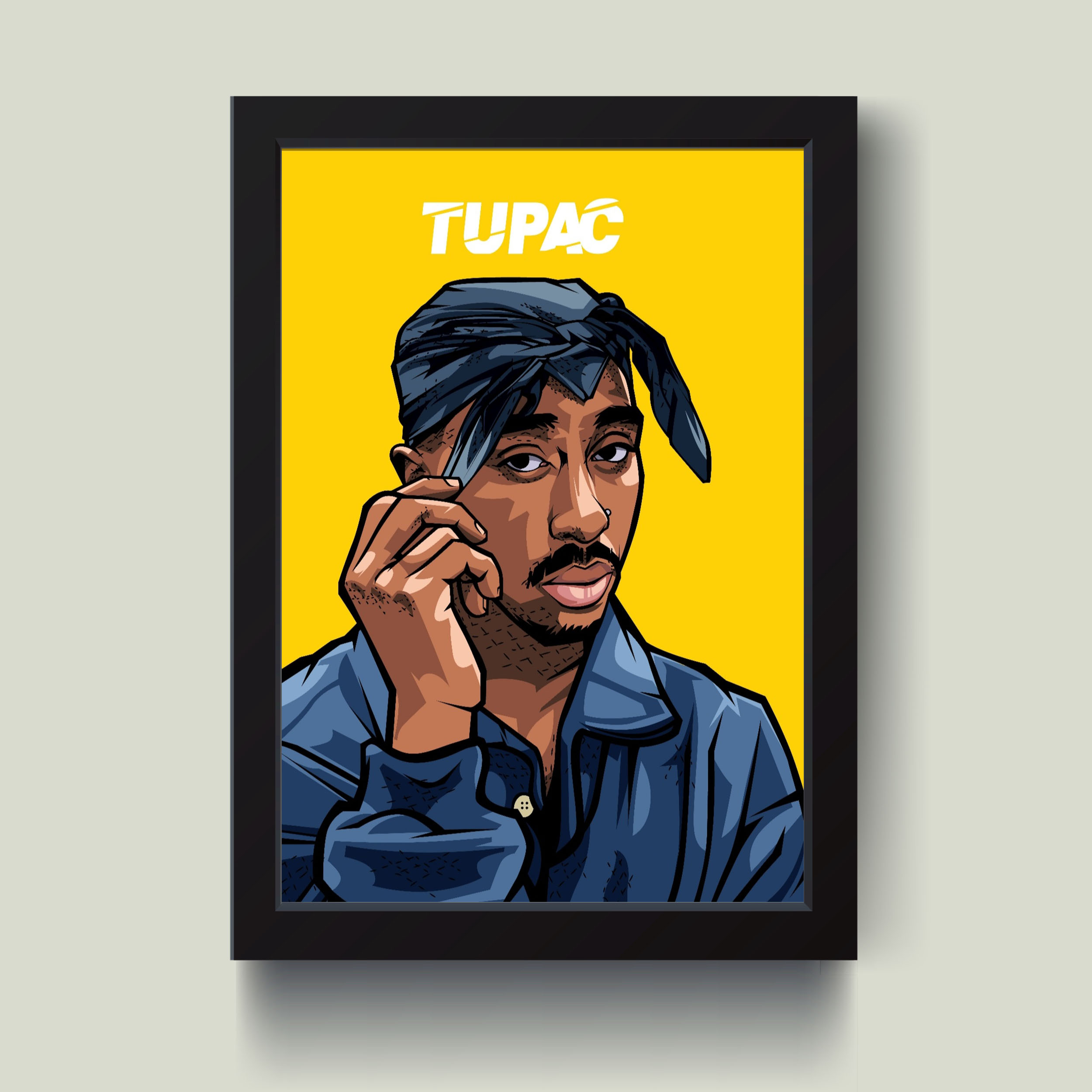 تابلو مدل Tupac توپاک کد m2584-w