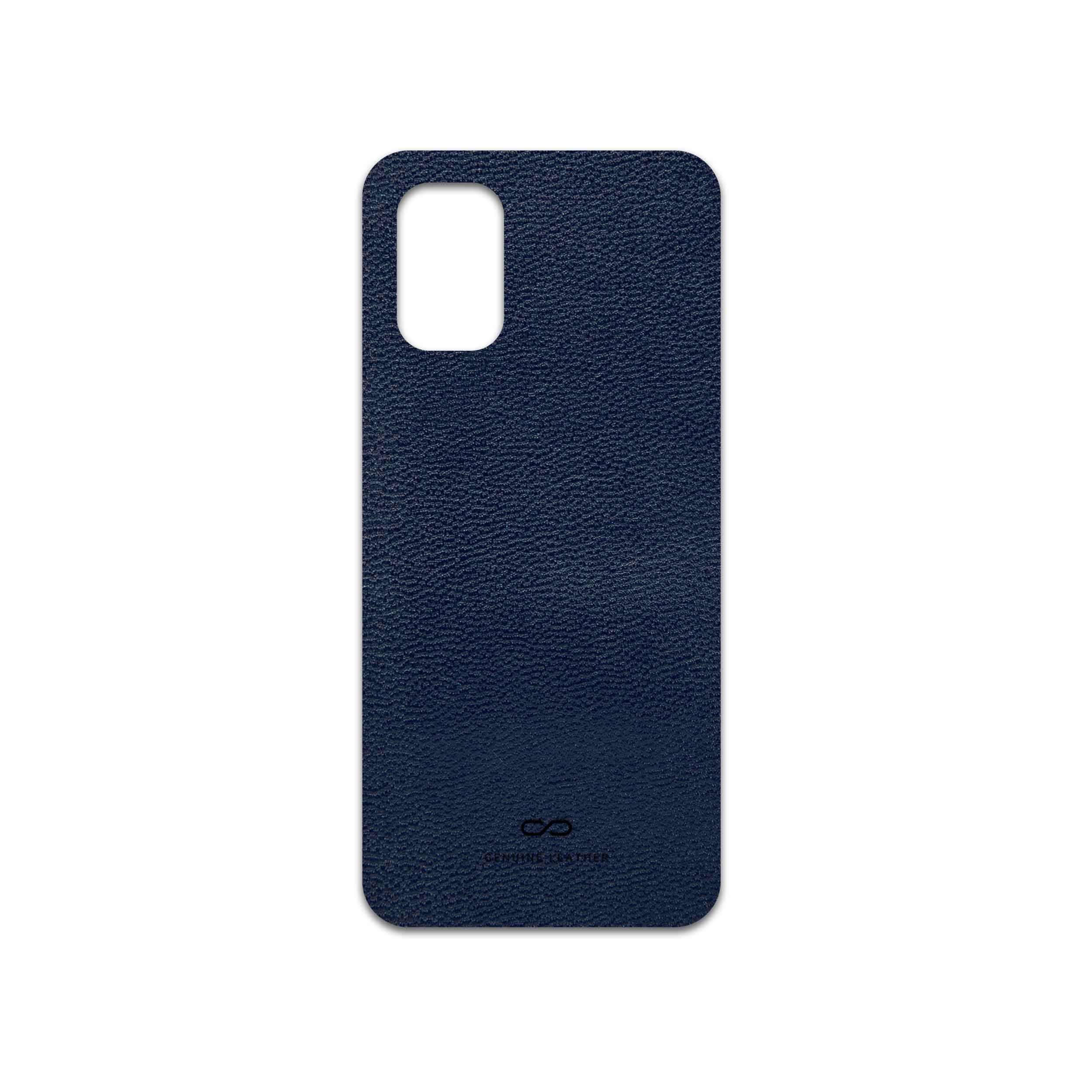 برچسب پوششی ماهوت مدل Deep-Blue-Leather مناسب برای گوشی موبایل نوکیا G21