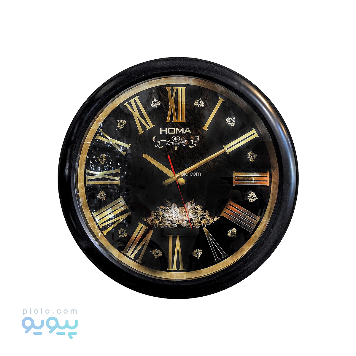 ساعت دیواری HOMA مشکی