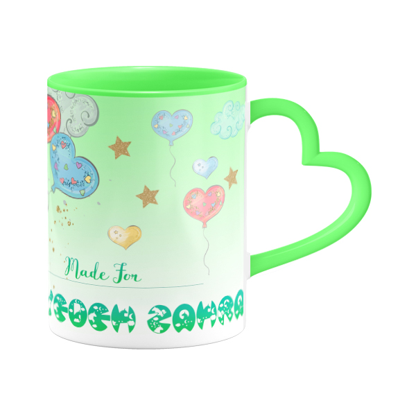 ماگ مدل اسب تک شاخ طرح سیده زهرا