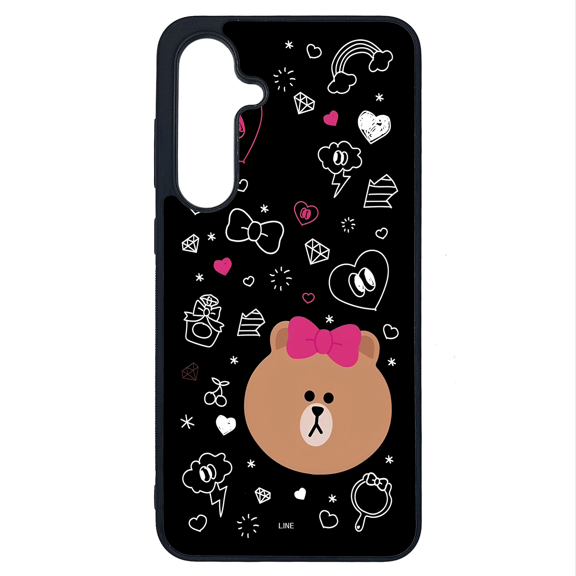 کاور طرح بچه خرس کد G-130 مناسب برای گوشی موبایل سامسونگ Galaxy S24 FE | دیجی قاب دونی