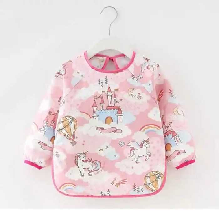 پیشبند آستین دار کودک just one | سیسمونی بدو نی نی