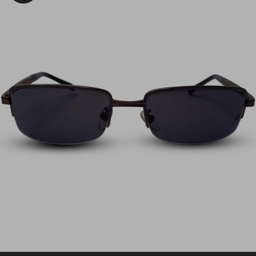 عینک آفتابی مستطیلی مردانه مشکی برند پلیس a120
