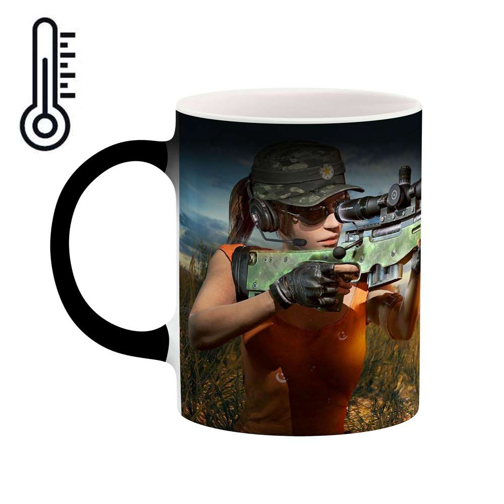 ماگ حرارتی طرح بازی PUBG مدل mgph12594