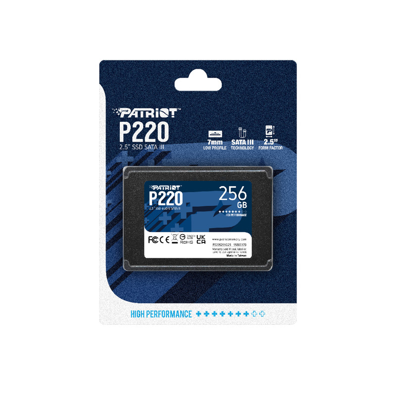 اس اس دی پاتریوت P220 SATA 2.5 Inch ظرفیت 256 گیگابایت | فروشگاه اینترنتی شهر لپ تاپ