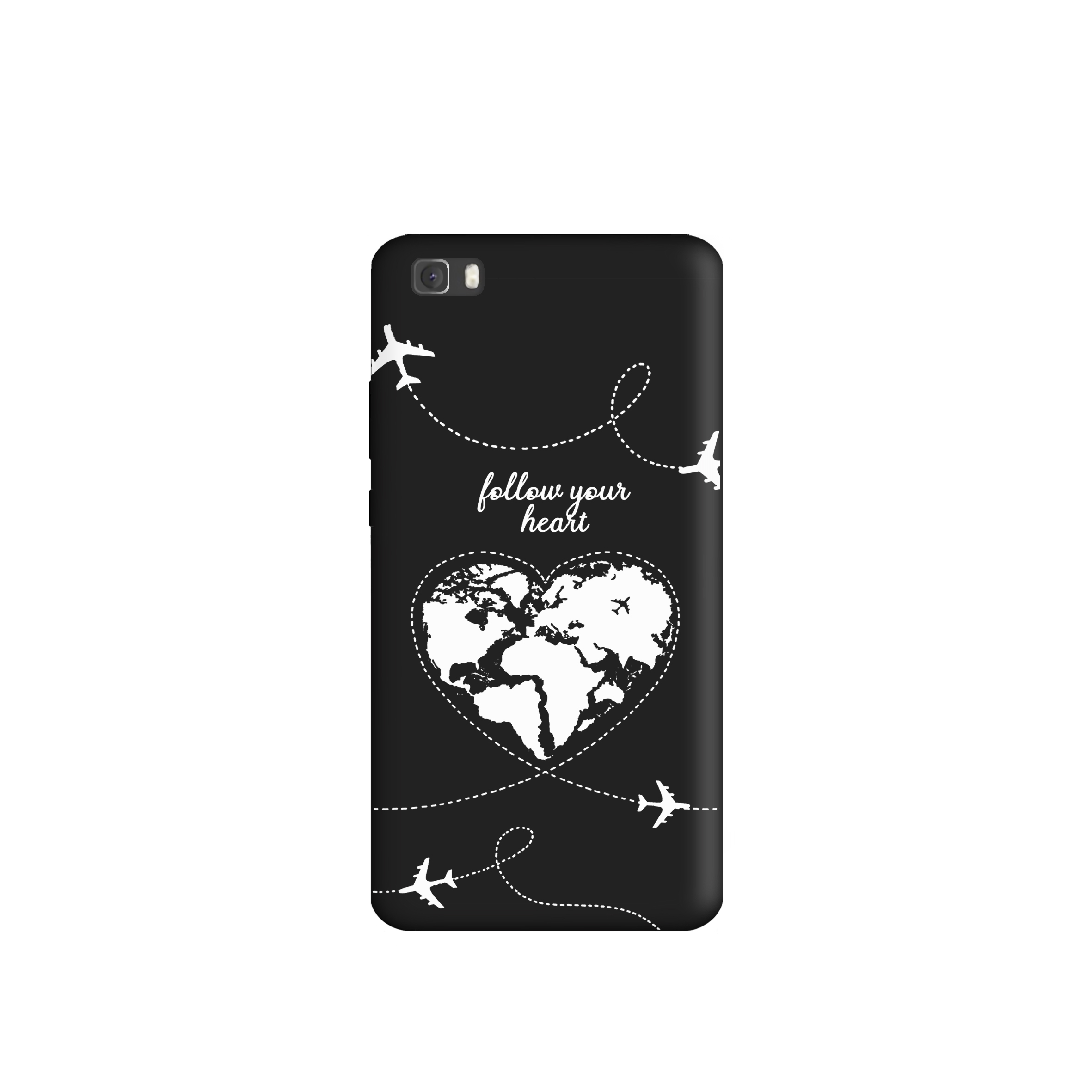 کاور طرح نقشه قلب کد u1709 مناسب برای گوشی موبایل هوآوی P8 Lite