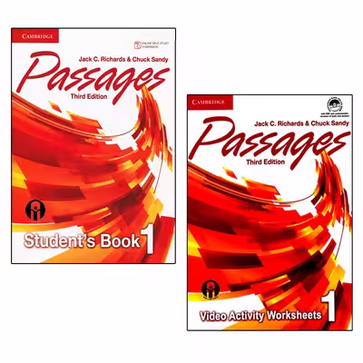 کتاب Passages 1 اثر Jack C. Richards And Chuck Sandy انتشارات الوندپویان دو جلدی
