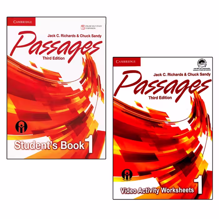 کتاب Passages 1 اثر Jack C. Richards And Chuck Sandy انتشارات الوندپویان دو جلدی