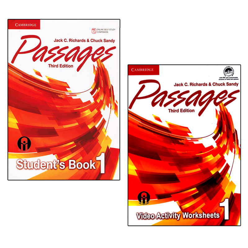 کتاب Passages 1 اثر Jack C. Richards And Chuck Sandy انتشارات الوندپویان دو جلدی
