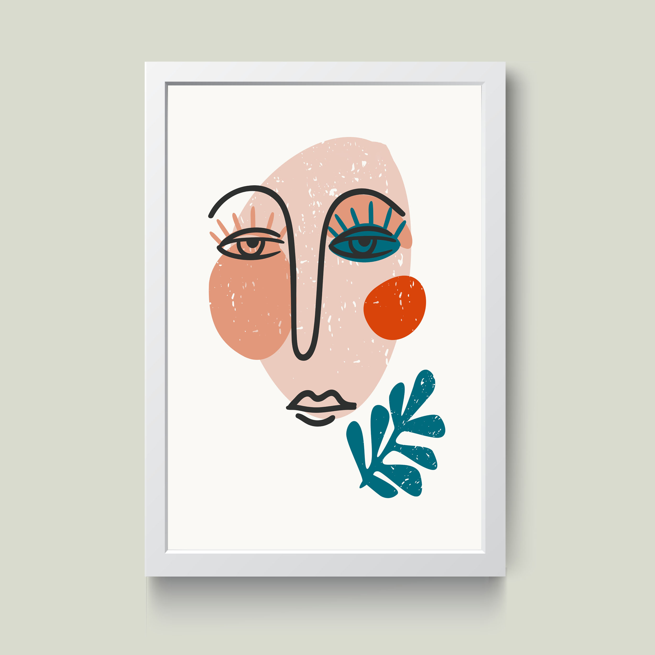 تابلو مدل Minimall کالرفیس Colorface کدS2927-w